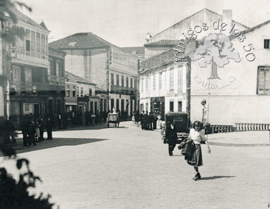 1950 - El centro un da de feria